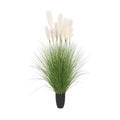 SOGA 137cm Potted Tall Silk Fake Pampas Grass, Artificial Plants Reed Greenery Flowers, Home Decor-0