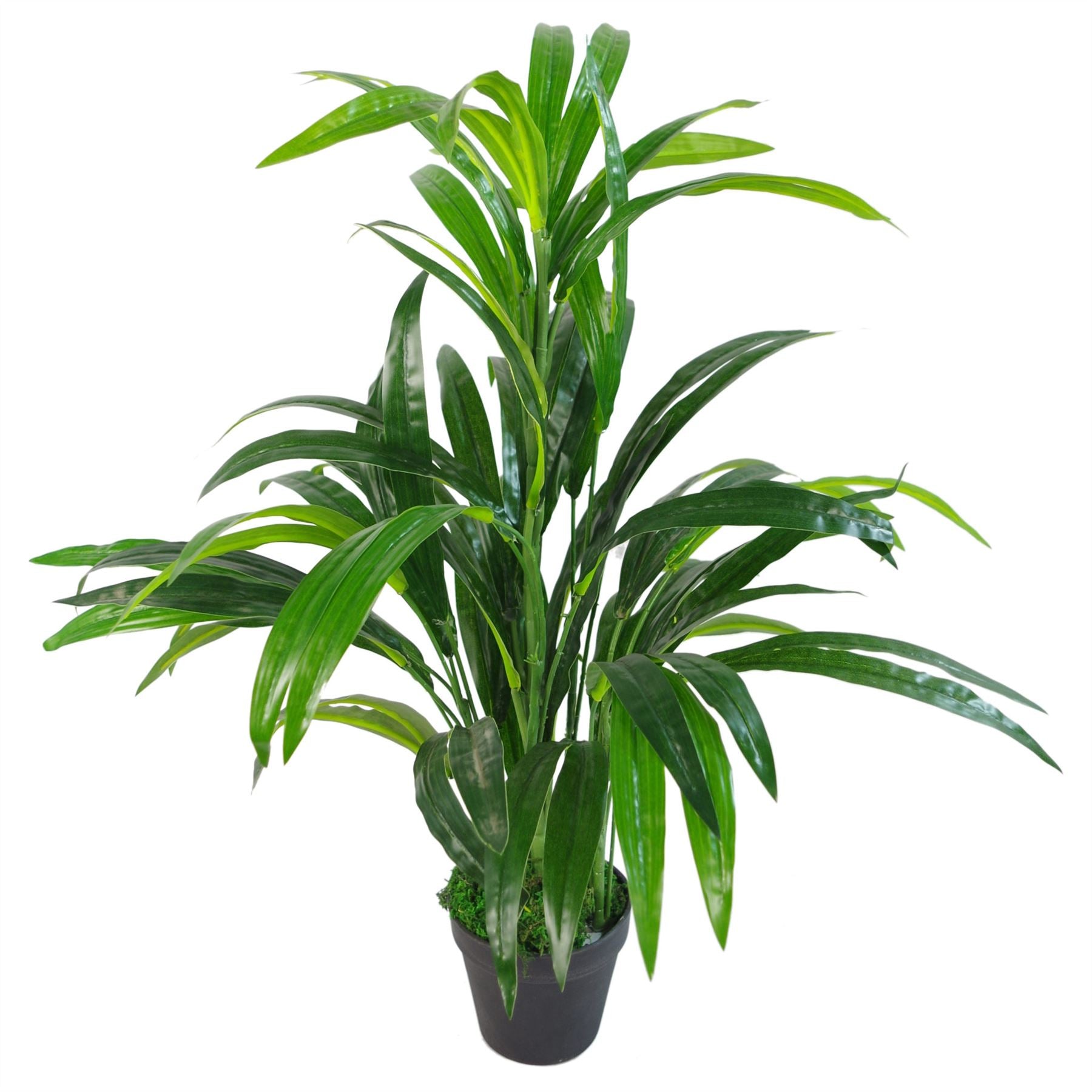Artificial Bamboo Plant with Gold Planter 65cm