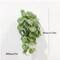 Artificial Hanging Begonia & Fern Vine 40–70cm