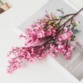 Artificial Pink Cherry Blossom & Gypsophila Branch