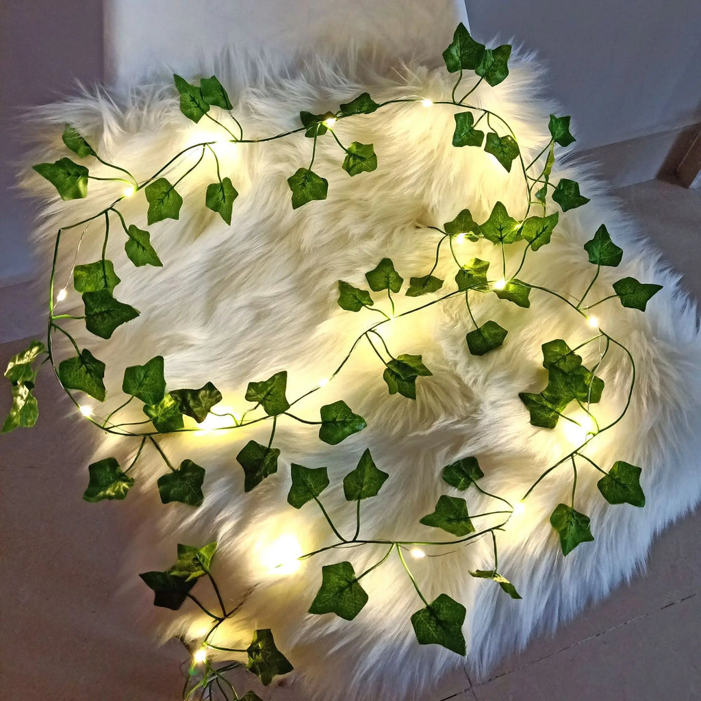 Artificial Ivy Vine with LED Fairy Lights 2m