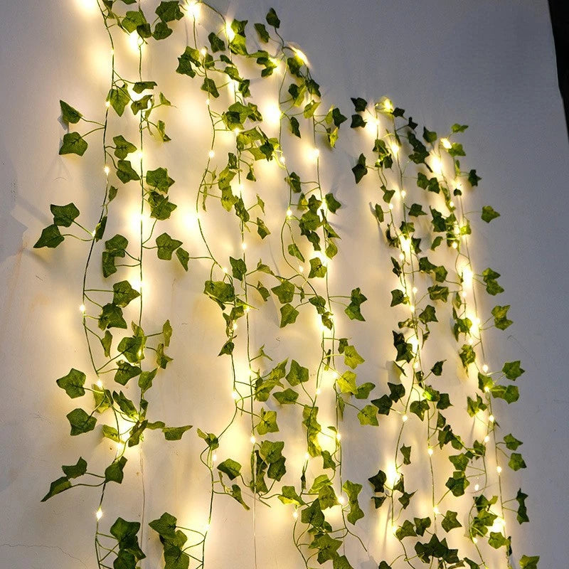 Artificial Ivy Vine with LED Fairy Lights 2m