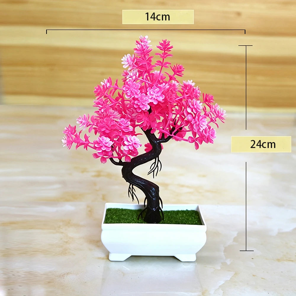 Artificial Bonsai Tree Potted Ornament