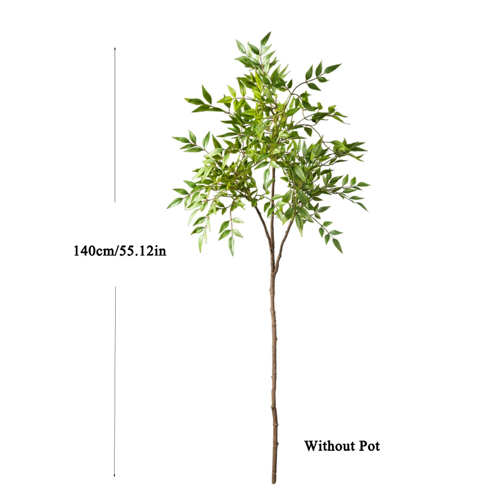 Artificial Nandina & Bamboo Leaf Plant 75–140cm