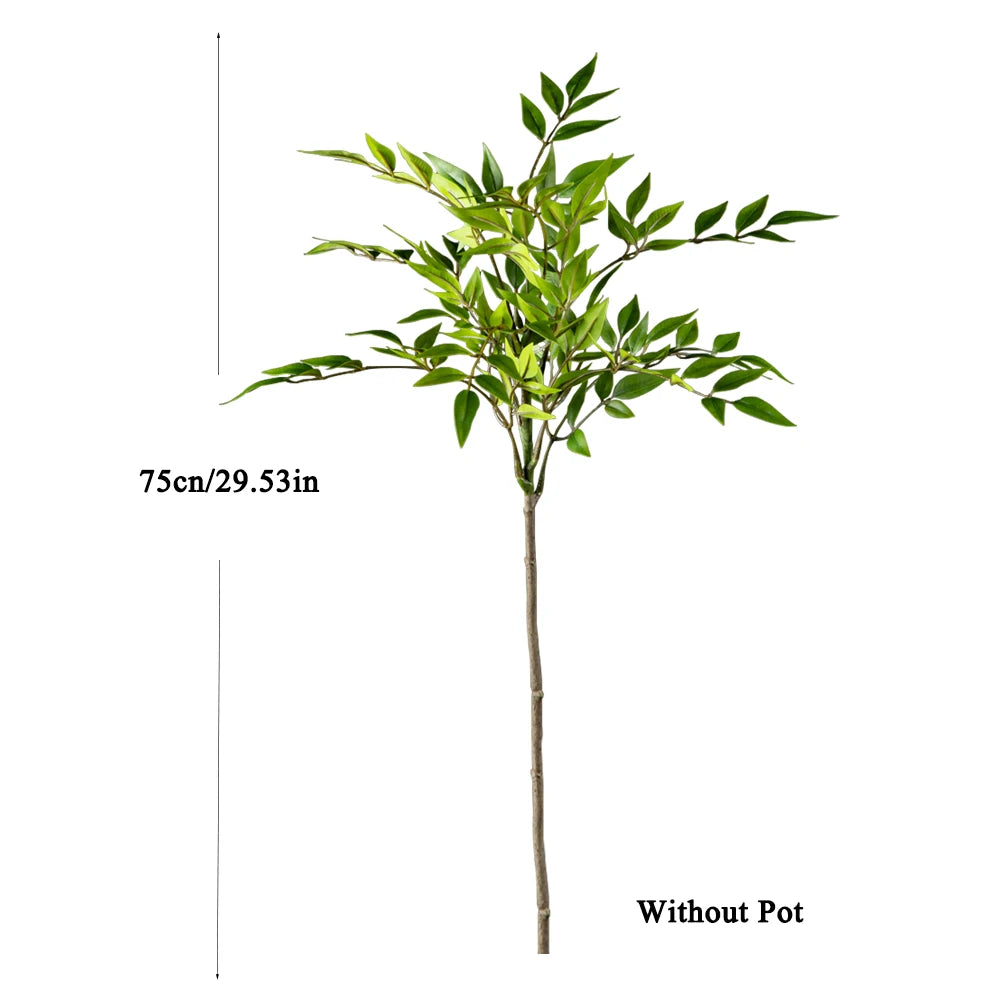 Artificial Nandina & Bamboo Leaf Plant 75–140cm