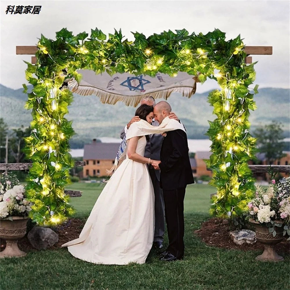Artificial Ivy Vine with LED Fairy Lights 2m