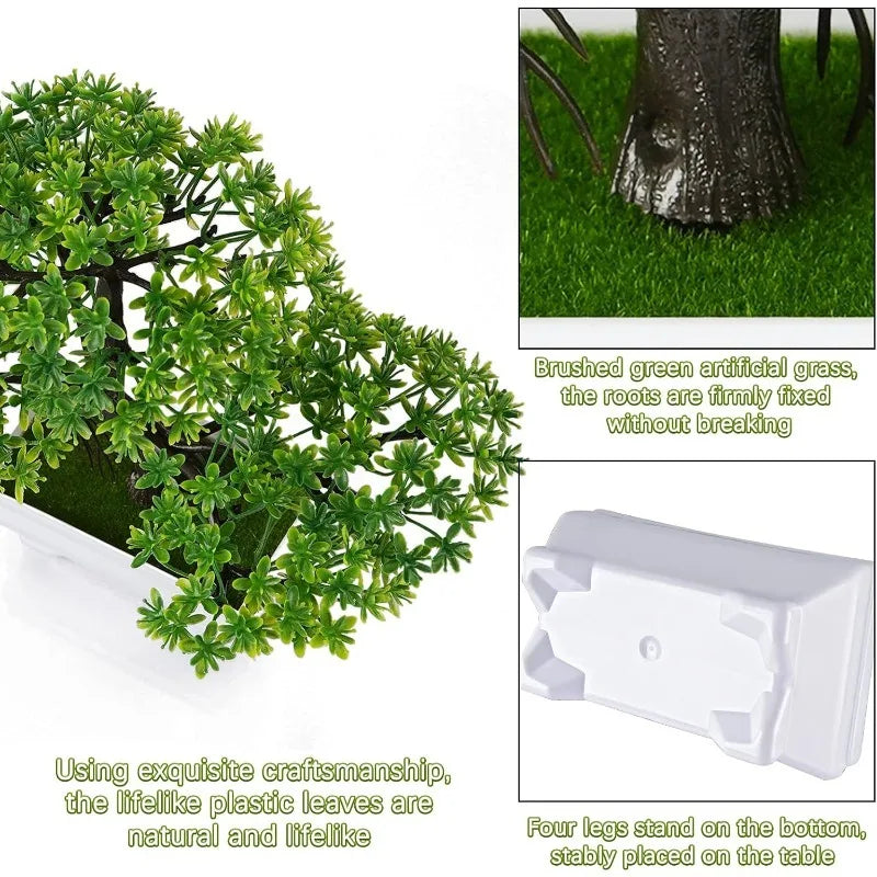 Artificial Bonsai Tree Potted Ornament