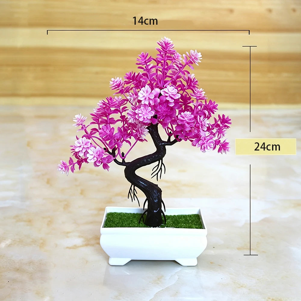 Artificial Bonsai Tree Potted Ornament