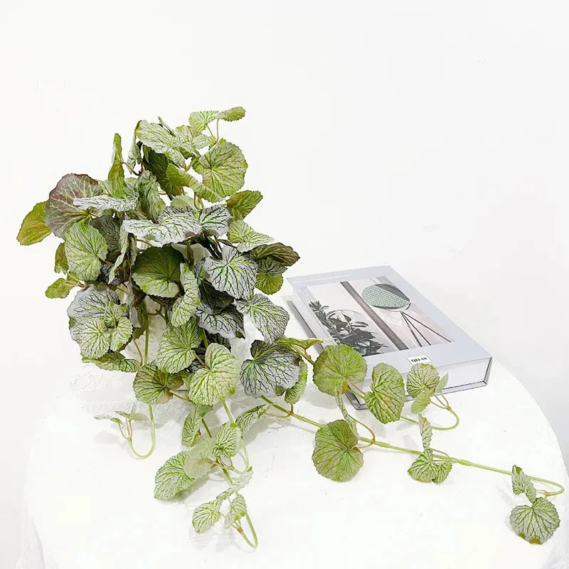Artificial Hanging Begonia & Fern Vine 40–70cm