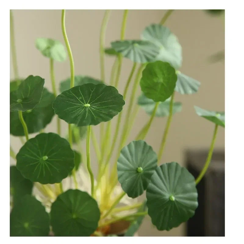 Artificial Lotus & Eucalyptus Plant with Copper Leaves