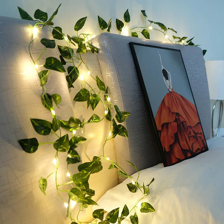 Artificial Ivy Vine with LED Fairy Lights 2m