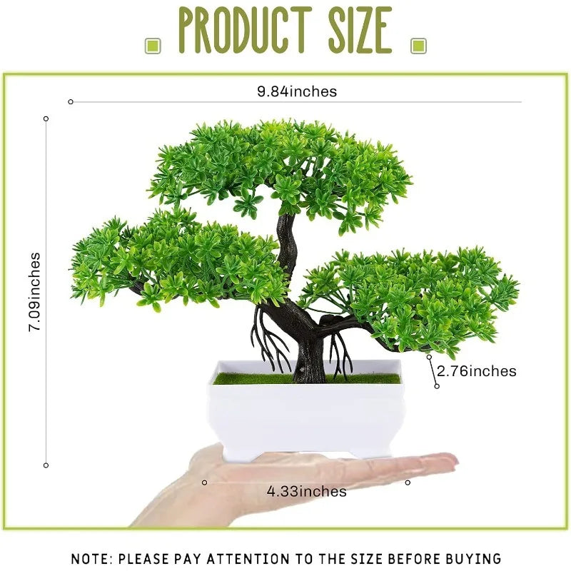 Artificial Bonsai Tree Potted Ornament