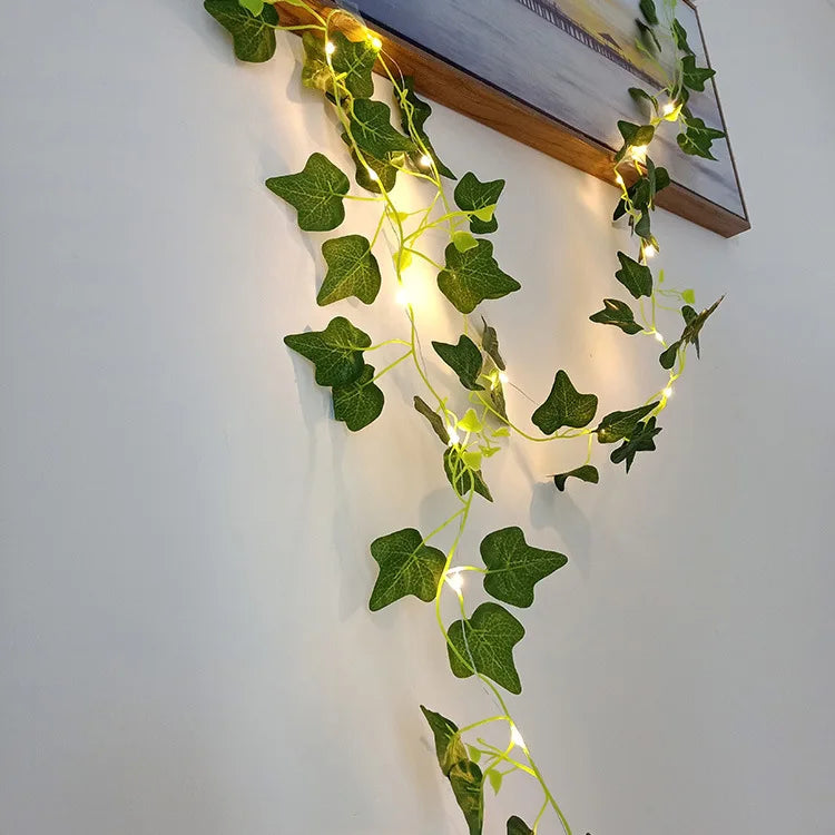 Artificial Ivy Vine with LED Fairy Lights 2m