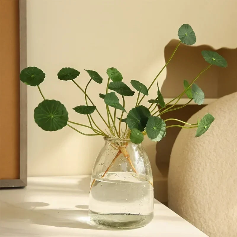Artificial Lotus & Eucalyptus Plant with Copper Leaves
