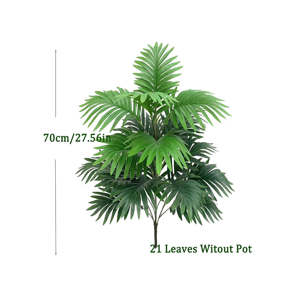 Artificial Palm Tree with Monstera Leaves 60–80cm
