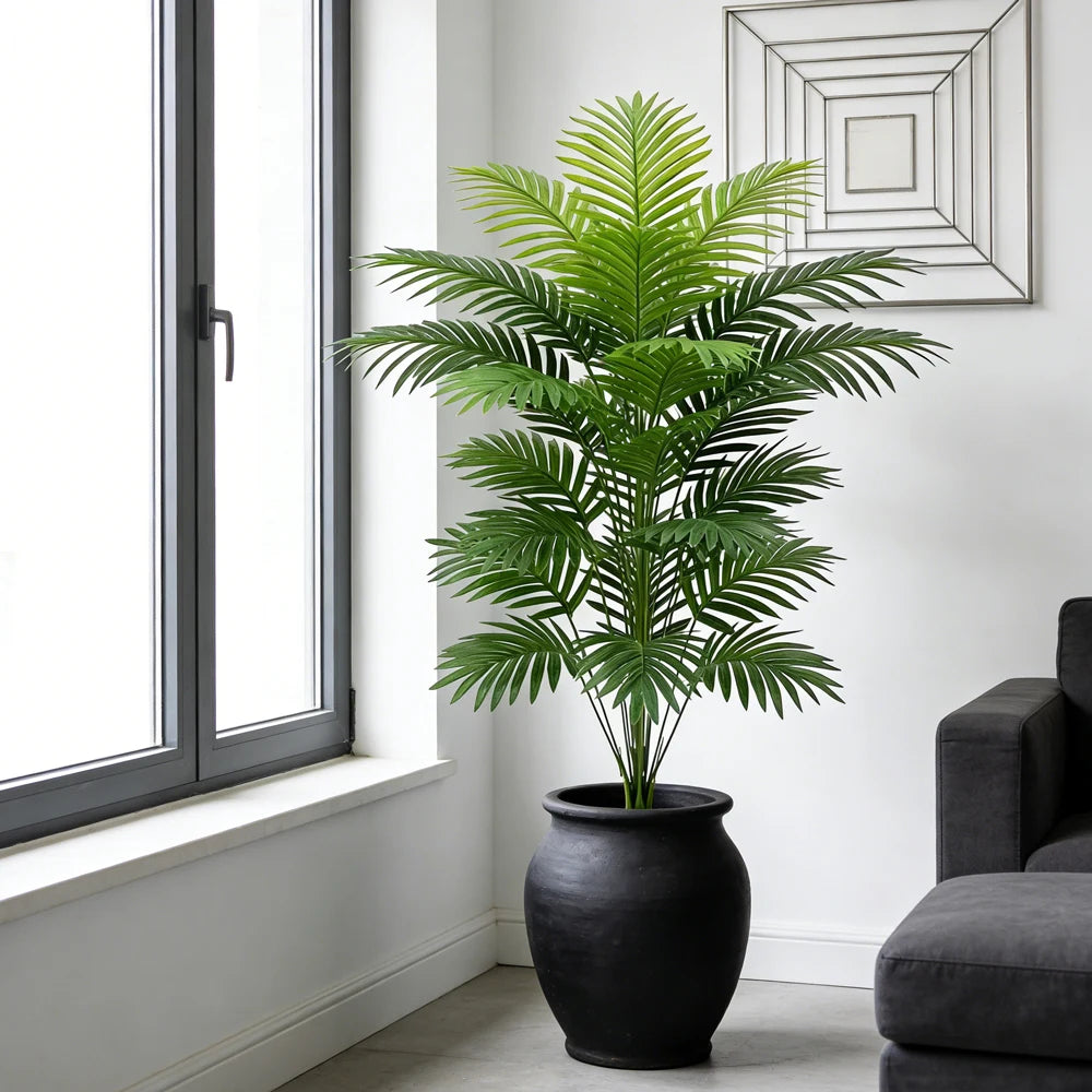 Artificial Palm Tree with Monstera Leaves 60–80cm