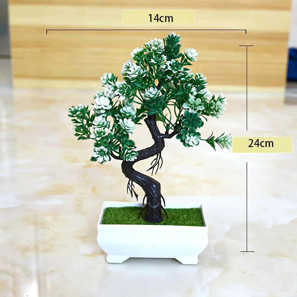 Artificial Bonsai Tree Potted Ornament
