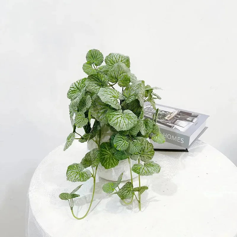 Artificial Hanging Begonia & Fern Vine 40–70cm