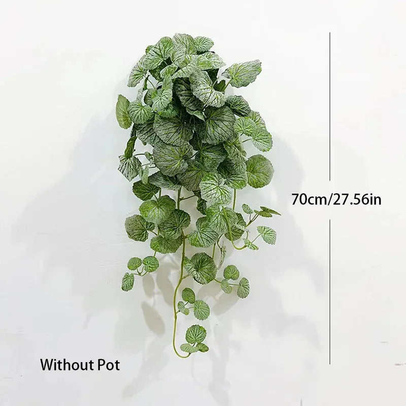 Artificial Hanging Begonia & Fern Vine 40–70cm
