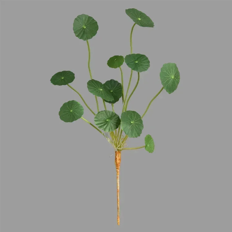 Artificial Lotus & Eucalyptus Plant with Copper Leaves