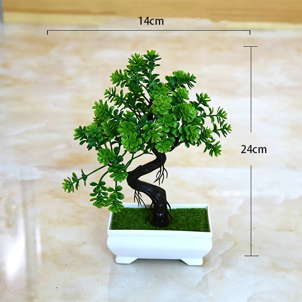 Artificial Bonsai Tree Potted Ornament