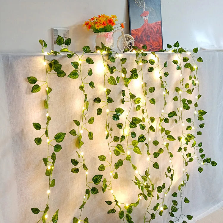 Artificial Ivy Vine with LED Fairy Lights 2m