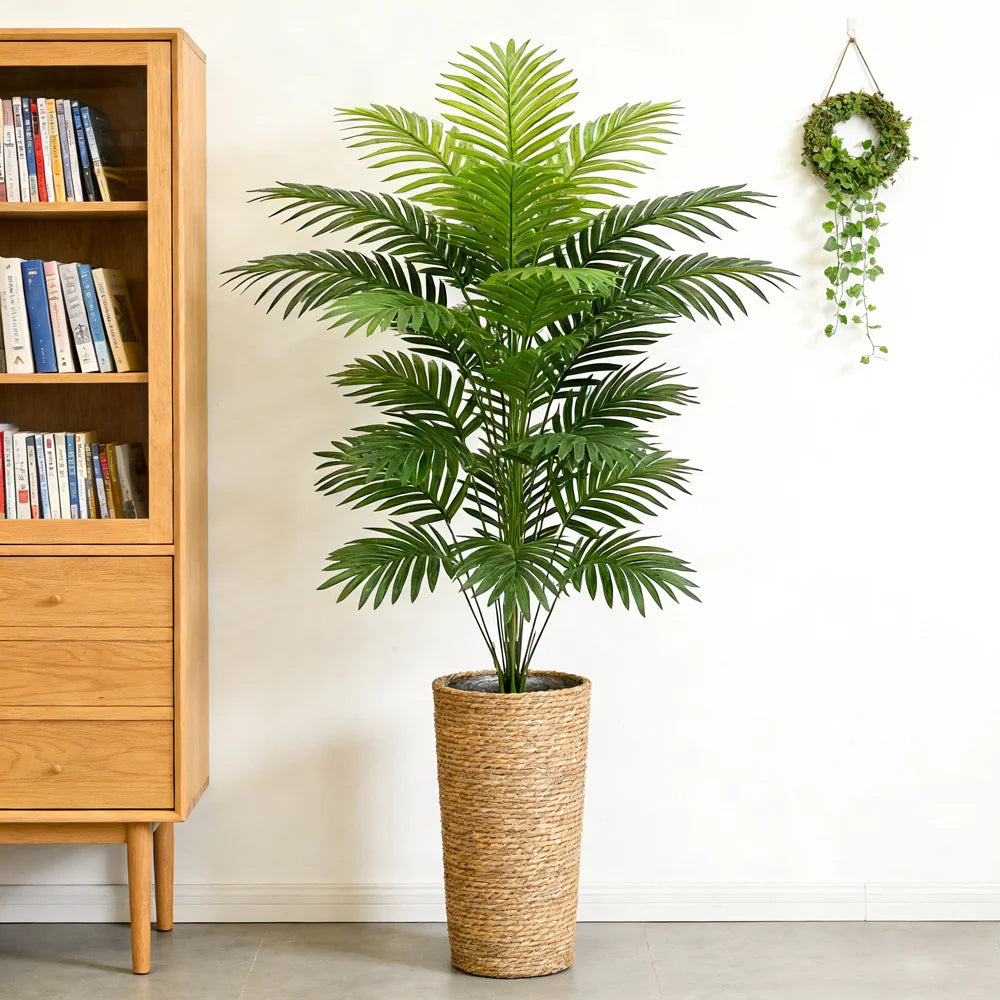 Artificial Palm Tree with Monstera Leaves 60–80cm