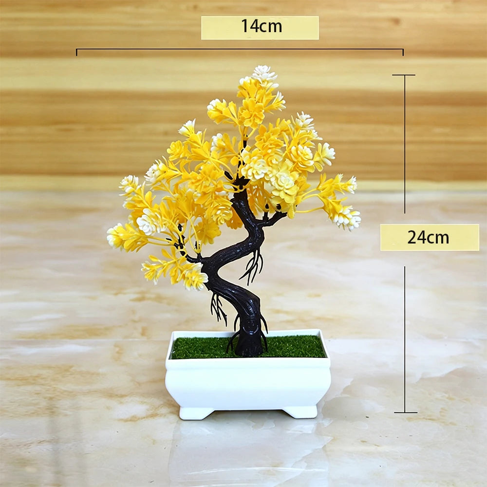 Artificial Bonsai Tree Potted Ornament