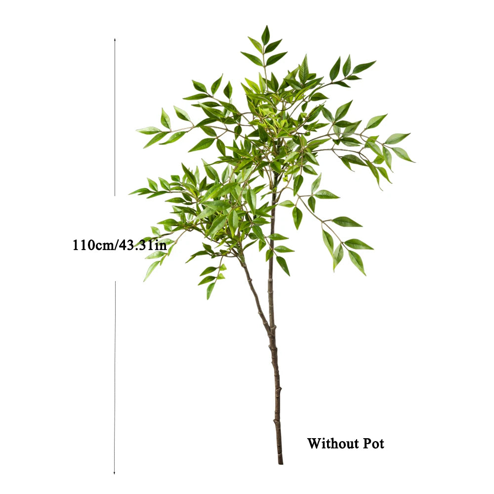 Artificial Nandina & Bamboo Leaf Plant 75–140cm