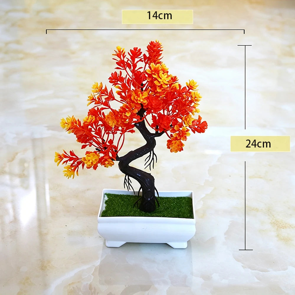 Artificial Bonsai Tree Potted Ornament