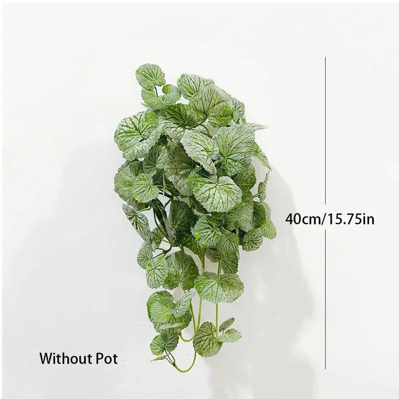 Artificial Hanging Begonia & Fern Vine 40–70cm