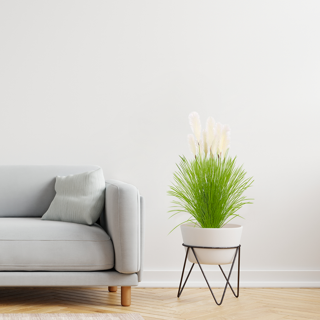 SOGA 137cm Potted Tall Silk Fake Pampas Grass, Artificial Plants Reed Greenery Flowers, Home Decor-4